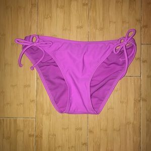 Purple bikini bottoms